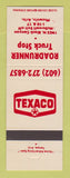 Matchbook Cover - Texaco oil gas Roadrunner Truck Stop Phoenix AZ