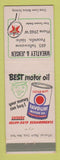 Matchbook Cover - Texaco oil gas Wheatley and Jensen Pocatello ID