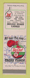 Matchbook Cover - Texaco oil gas Strock's Wooster OH