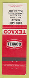 Matchbook Cover - Texaco oil gas Park Gate Canmore AB