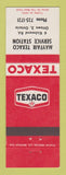 Matchbook Cover - Texaco oil gas Mayfair Service Ottawa ON