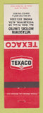 Matchbook Cover - Texaco oil gas Wetaskiwin Motors AL