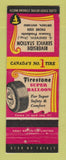 Matchbook Cover - Texaco oil gas Riverside Dryden ON LAMINATED