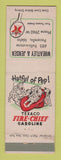 Matchbook Cover - Texaco oil gas Wheatley and Jensen Pocatello ID