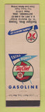 Matchbook Cover - Texaco oil gas Voelliger Bros Bettendorf IA