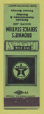 Matchbook Cover - Texaco oil gas Brownie's Hummelstown Hershey PA GREEN