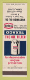 Matchbook Cover - Texaco oil gas Wuethrich Eureka IL