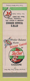 Matchbook Cover - Texaco oil gas Otto's Pasadena TX