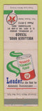 Matchbook Cover - Texaco oil gas Voelliger Bros Bettendorf IA