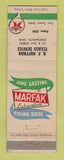 Matchbook Cover - Texaco oil gas RF Huffman Portsmouth OH WEAR