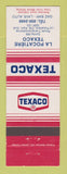 Matchbook Cover - Texaco oil gas La Pocatiere QC