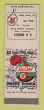 Matchbook Cover - Texaco oil gas CU Shively Milton PA LAMINATED