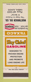 Matchbook Cover - Texaco oil gas Wuethrich Eureka IL