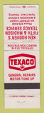 Matchbook Cover - Texaco oil gas Ken Hoover's Service Reading PA WEAR