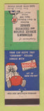 Matchbook Cover - Texaco oil gas Steinman's Garage Hazleton? PA