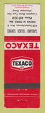 Matchbook Cover - Texaco oil gas Garland Portage La Prairie MB WEAR
