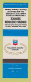 Matchbook Cover - Chevron oil gas Owens King City CA