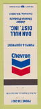 Matchbook Cover - Chevron oil gas Dan Hull Centralia WA