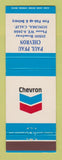Matchbook Cover - Chevron oil gas Paul Pfau Sonoma CA