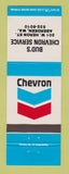 Matchbook Cover - Chevron oil gas Bud's Aberdeen WA