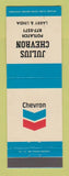 Matchbook Cover - Chevron oil gas Julius Potlatch ID