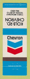 Matchbook Cover - Chevron oil gas Kolb Rd Tucson AZ