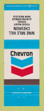 Matchbook Cover - Chevron oil gas Nine Mile Hill Albuquerque NM