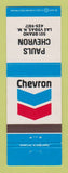 Matchbook Cover - Chevron oil gas Pauls Las Vegas NM