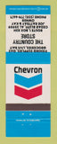 Matchbook Cover - Chevron oil gas Country Store Cedar Bluff AL