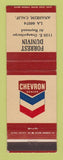 Matchbook Cover - Chevron oil gas Forrest Dunivin Anaheim CA WEAR