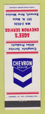 Matchbook Cover - Chevron oil gas Agee's Roswell NM