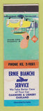 Matchbook Cover - Chevron oil gas Ernie Bianchi Oakland CA WEAR