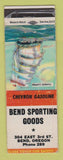 Matchbook Cover - Chevron oil gas Bend Sporting Goods Bend OR WEAR LAMINATED