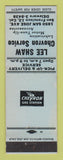 Matchbook Cover - Chevron oil gas Lee Shaw San Francisco CA