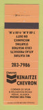 Matchbook Cover - Chevron oil gas Kenaitze Kenai AK