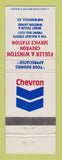 Matchbook Cover - Chevron oil gas Fuller & Winston Hopkinsville KY WEAR