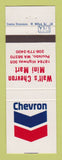 Matchbook Cover - Chevron oil gas Walt's Mini Mart Poulsbo WA
