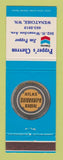 Matchbook Cover - Chevron oil gas Pepper's Wenatchee WA Atlas Tires