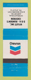 Matchbook Cover - Chevron oil gas Wyatt DBA Hanson's Anchorage AK