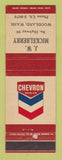 Matchbook Cover - Chevron oil gas JW Mickelberry Woodland WA
