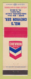 Matchbook Cover - Chevron oil gas Mel's Inglewood CA