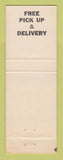 Matchbook Cover - Chevron oil gas Mel's Inglewood CA