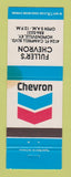 Matchbook Cover - Chevron oil gas Fuller's Hopkinsville KY STAINED