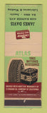 Matchbook Cover - Chevron oil gas James Davis Seattle WA WEAR