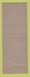 Matchbook Cover - Chevron oil gas James Davis Seattle WA WEAR