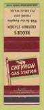 Matchbook Cover - Chevron oil gas Reggie's Pullman WA #1