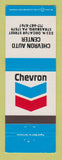 Matchbook Cover - Chevron oil gas Chevron Strasburg PA