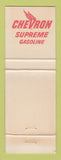 Matchbook Cover - Chevron oil gas Seat Belts Save Lives