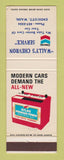 Matchbook Cover - Chevron oil gas Wally's Endicott WA Atlas Batteries