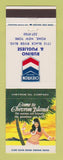 Matchbook Cover - Chevron oil gas Rubino & Pugliese Rome NY girlie